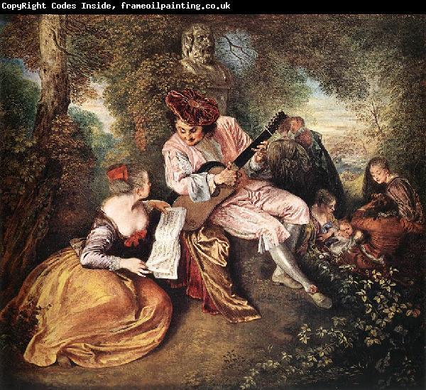 Jean-Antoine Watteau The Love Song